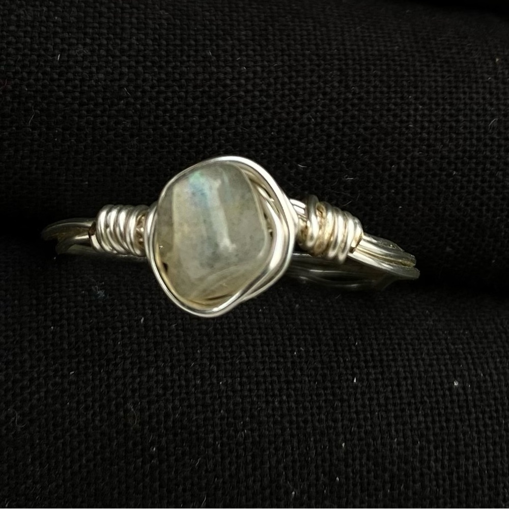 Crystal ring.